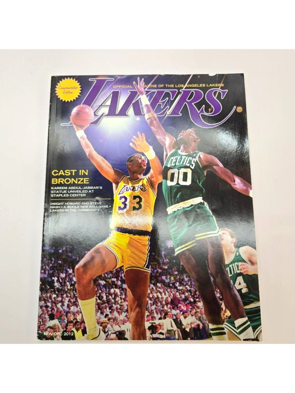 Lakers Magazine Nov/Dec 2012 Kareem Abdul-Jabbar Commemorative Edition BA202